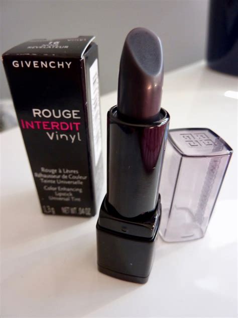 givenchy interdit vinyl gloss|givenchy rouge interdit temptation lipstick.